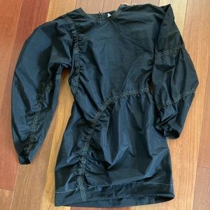 Ganni nylon mini dress